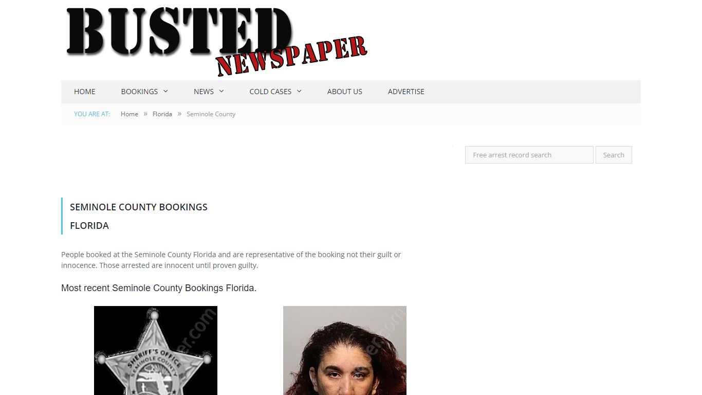 Seminole County, FL Mugshots - BUSTEDNEWSPAPER.COM